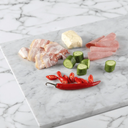 Diflart Natural Marble Stone Cutting Board for Kitchen, 16x20 Inch, Black, Marble Slab Pastry Board Large with Non-Slip Feet for Cheese, Charcuterie, Dough Chocolate, Pack of 1 Piece