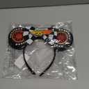 Mouse Ears Headband for Women Checkered Bows Cute Mouse Ears Headband Halloween Mouse Ears (13-Car)