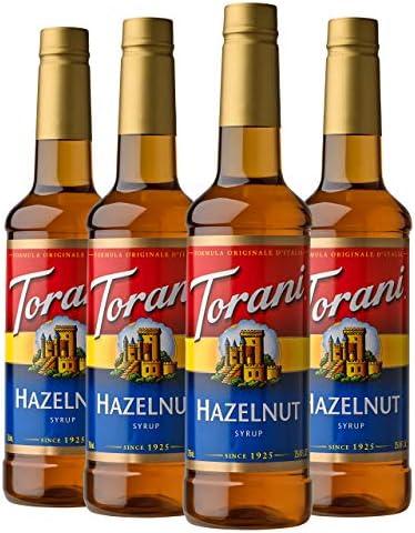 Torani Syrup, Hazelnut, 25.4 Ounces (Pack of 4)