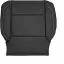 Mievlyo Driver or Passenger Side Bottom Perforated Leather Seat Cover Black Compatible with Chevy Silverado Tahoe Suburban Avalanche GMC Yukon Sierra 1500 2500HD 3500HD 2015-2019