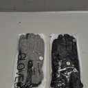 Bencailor Windproof Waterproof Fingerless Gloves Winter Touchscreen Gloves Men Cold Weather Cycling Supplies (Large, Black,Gray)