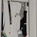 Huuger Nightstand with Charging Station, 3 Drawer Night Stand, 22 Inch Wider Side Table with Storage, Farmhouse Nightstand with Vintage Handles, Thicken Base, for Bedroom, Distressed White (15.8"D x 21.7"W x 23.5"H)