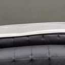 YnM 10lbs Weighted Blanket for Adults,Cotton Heavy Bed Throw Blanket with Cooling Glass Beads for All Season Use, Ideal for ~90lbs (48x72 Inches, Twin/Full, Dark Grey)