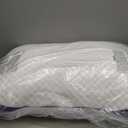 HOMELAB Adjustable Shredded Memory Foam Pillow Queen Size, Cooling Bed Pillow for Sleeping with Removable Cover, Medium Pillow for Side Stomach & Back Sleepers, 1 Pack 20"x28"