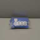 WELTRXE EVA 8G Shower Curtain Liner, 72x72 Inch 3D Blue Pebble Heavy Duty Waterproof Bathroom Shower Liner with Weighted Magnets Thick Clear Plastic Shower Curtains for Shower Stall, Bathtub, 12 Hooks