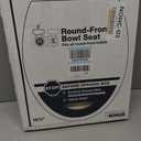 KOHLER 4648-47 Stonewood Round Toilet Seat, Wood Seat for Standard Round Toilets, Lid with Color-Matched Plastic Hinges, Almond