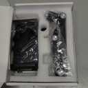 Tablet Stand Holder for iPad, Portable Monitor Stand Holder 15.6'',16'', Aluminum Alloy Foldable Arm Mount with 360 Swivel Desk Mount Compatible with 4.7-16inch Tablet, Cell Phone (Black)