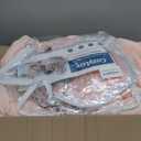 CozyLux Queen Comforter Set Blush Pink Seersucker 7 Pieces Bed in a Bag Queen Comforter Set with Sheets, Luxury Soft Bedding Set with Down Alternative Comforter, Sheets, Pillowcases & Shams All Season