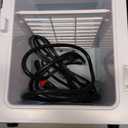 Frigidaire Portable 9-Can Mini Cooler Fridge, 5L, Brushed Stainless Rugged, Window, EFMIS189-SS, Clear Door, Glass