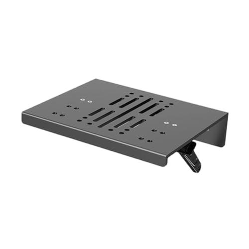 BaotyJie Projector Rack Wall Mount Adjustable Universal Shelf Holder for Video Conferencing Bedside Cable Box Bedroom