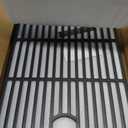 Hisencn Grill Parts for Home Depot Nexgrill 4 Burner 720-0830H, 5 Burner 720-0888N, 720-0888 Gas Grill Models, Porcelain Steel Heat Plate Flame Tamer, Cast Iron Grill Grates, 13 x 17