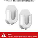Blink No Drill Mount Bracket Compatible with Blink Mini 2 and Mini 2K+/ Blink Outdoor 4 and Outdoor 2K+ Camera Adhesive Wall Mount(2Pack