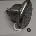 Filtered High-Pressure Shower Head for Hard Water & Chlorine Filtration with 5 Spray Settings Including Rainfall, Mist, and Massaging (Satin Nickel - Luxe)