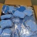Tanlade 480 Pcs Individually Wrapped Sponges Kitchen Bulk Non Scratch Scouring Sponges for Dishes Household Cleaning Travel Apartments Hotel Car (Blue)