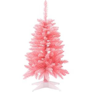 Small Christmas Tree 4FT Artificial Mini Xmas Tree for Christmas Holiday Decor,Hot Pink