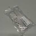 Bonitec Compatible with iPhone 14 Pro Max Case Clear for Ladys, Girls and Women Bracelet 3D Glitter Sparkle Bling Strap Luxury Shiny Crystal Rhinestone Diamond Silver Chain Protective Cover, Clear