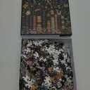 Wildflowers Puzzles for Adults 1000 Pieces, PICKFORU Wildflower Pages Jigsaw Puzzle, Vintage Book Puzzles for Book Lover, Plant Floral Flowers Puzzle as Home Decor