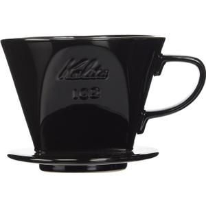 Kalita Ceramic Coffee Dripper (Black) for 2-4 Cups (#02005)