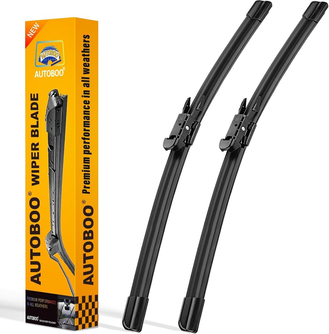 AUTOBOO 24"+21" Windshield Wipers Replacement for Chevrolet Traverse 2012-2017 GMC Acadia Buick Enclave 2005-2010 PONTIAC G6 2008-2011 Buick Lucerne-Original Factory Quality (Pack of 2)