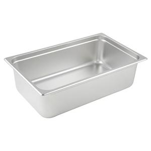 Winco Anti-Jamming Steam Pan, Full-Size x 6-Inch Pack of 3