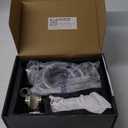 PROOX All Metal Tub Spout with Diverter, 6 Settings Hand held Shower with ON/OFF Pause Switch, Bathtub Faucet with Sprayer Chrome