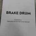 Trailer Axle Electric Brake Kit, Pair of 8-6.5" Bolt Circle Brake Drum with 12" x 2" Electric Brakes for 5200-7000 lb Axles(Manual adjusting), Replacement 12" Brake Hub Drum Assembly