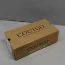 Coutgo Womens Mesh Ballet Flats Mary Jane Fishnet Ballerina Buckle Strap Comfortable Causal Dress Shoes Size 7.5 Black