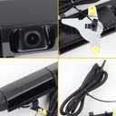 Dasbecan Tailgate Handle Rear View Backup Camera 6909004020 Compatible with Toyota Tacoma 2005-2015 Black Aftermarket Replacement Reverse Parking Liftgate Latch Handle Camera (RCA Connector)