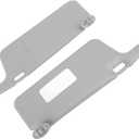 Car Sun Visor, Pair of Replacement Left and Right Sunshade Gray Visor Assy Fit for 1996 to 2001