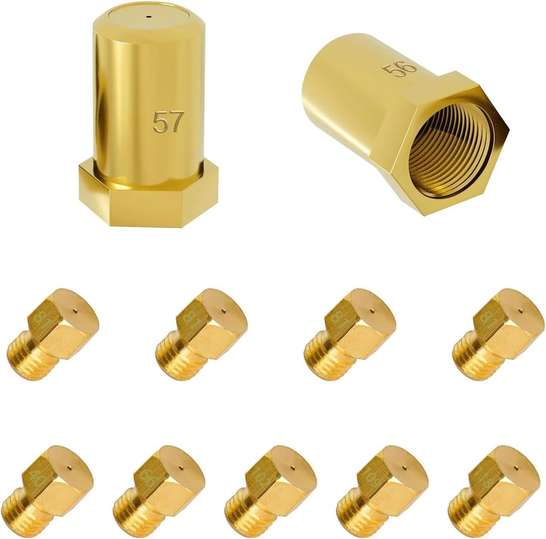 GRLP5 Range Natural Gas to Propane LP Conversion Kit, Brass, Compatible with Frigidaire replace A22390101 316243720 316243721 316243723 4980407 AP7213138