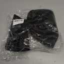 Add on Bow for Wedding Dress Decoration Detachable Satin Bowknot (Black-one Layer)
