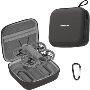 Storage Bag for DJI Neo 2, Portable Travel Case Protective Carrying Case for DJI Neo 2 Drone and Batteries Accessories (Black)