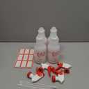 Plastic Spray Bottle (4 Pack, 24 Oz, All-Purpose) Heavy Duty Spraying Bottles Leak Proof Mist Empty Water Bottle for Cleaning Solution Planting Pet with Adjustable Nozzle and Measurements