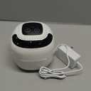 2025 Upgraded Ultrasonic Retainer Cleaner with Dryer Fan, 45kHz UV Ultrasonic Dental Cleaning Pod, Retainer Cleaner Machine for Dentures, Aligners, Mouth, Night Guards & Jewelry (White)