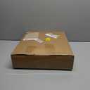 Lenwen 18 Packs Mini Christmas Trees Christmas Decor Bottle Brush Christmas Trees with 6 LED Lights 11.8'' 5 Size Pine Trees with Wooden Bases Mini Bottle Brush Trees Tabletop(Green and Silver)