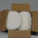 Cozyhealth 3.1" H Small Cervical Roll Pillow, Medium Soft Memory Foam Neck Round Pillow Cylinder Bolster Pillow for Sleeping, Round Neck Support for Bed, Legs, Back and Yoga (White, Small  3.1" H)