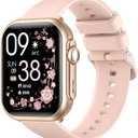 Banlvs Smart Watches for Men Women: Smart Watch with 1000mAh 100 Day Battery Life Bluetooth Call Heart Rate Blood Pressure SpO2 Sleep Monitor 120+ Sports 5ATM Pedometer for iPhone Android Phones