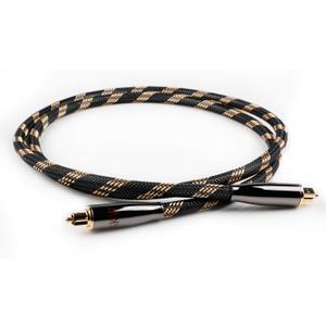 SKW Optical Digital Audio Toslink Cable Home Theater Fiber Optic Male to Male Gold Plated S/PDIF Cables - Copper Connectors, High-Reinforced Transparent Polymer Core, Nylon Braided 9.8ft(3M) (Black)