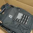 Kikerike Backpack Stool Cooler Chair Heavy Duty 300 LBS Max Load Portable Lightweight Folding Fishing Cooler for Camping Hunting Fishing - Black