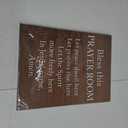 Bless This Prayer Room Canvas Print  Christian Blessing Wall Art Sign, 12x16 inch Faith Room Decor for Home Chapel, Meditation Space, and Prayer Corners