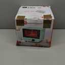 Dash Mini Toaster Oven - Sleek & Stylish - For Creative Homemade Treats - Compact, Space-Saving Design - adjustable temperature dial - Removable Baking Tray - Aqua