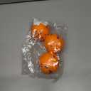 ALPI Chomp Ball - Durable Chew Toys for Dogs & Other Pets - Stimulating Dog Toys for Aggressive Chewers - Soft Dog Chews - 3-Pack, Orange