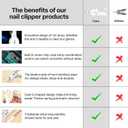 PAKEWAY Dog Nail Clippers with LED Light - Pet Nail Trimmer and File for Small/Medium Dogs, Puppies, Cats, and Rabbits (Grey)