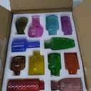 Glass Bud Vases Set of of 12/15/33, Small Bud Vase in Bulk, MIni Flower Vase for Centerpiece, Vintage Decorative Clear Vase Set for Flowers, Wedding Reception, Christmas, Home Dcor (Multicolor-12pcs)