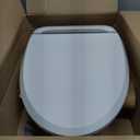 Bio Bidet USPA PRO Modern Bidet Seat, Warm Water, Heated Seat & Dryer, Remote Control, Round