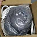 Electric Blanket Heated Throw, Soft Flannel 50"x60" Plaid Heating Blanket with 8 Hours Auto Off 10 Fast Heating Levels Machine Washable Sherpa Heated Blanket with Overheating Protection (Black)