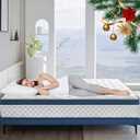 14 Inch Queen Mattress Medium Firm Hybrid Queen Size Bed Mattresses, Memory Foam Mattress in a Box for Pressure Relief, Individual Pocket Spring-Motion Isolation with Edge Support, CertiPUR-US (White)