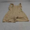 SHAPERX Women's Fajas Colombianas Shapewear Postpartum Tummy Control Body Shaper Butt Lifter Bodysuit (Medium, Beige)