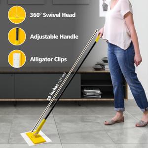 NEWE Sweeper Mop, Disposable Duster for Cleaning Wood Hardwood Floors Wall Kitchen Bathroom College Dorm