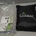 UIRWAY Fire Pit Cover 44 Inch Round, Waterproof Outdoor Fire Pit Cover, 600D Heavy Duty Oxford Fabric Firepit Cover with PVC Coating, Strong Tear & Windproof Patio Fire Pit Table Cover, Black